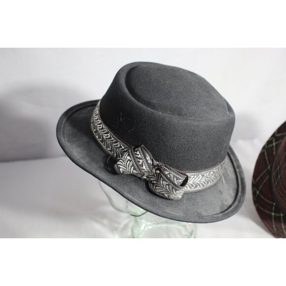 Lot of 4 Fun Fedoras Diverse Collection Of Vintage And Modern Hats - Picture 9 of 15